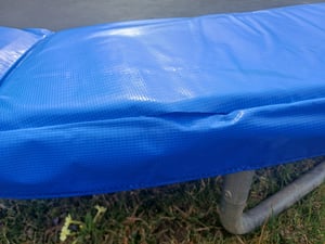 AREBOS Trampolin Randabdeckung Ø 183 cm Hellgrün | UV-beständig & wasserfest Kunden-Foto 5