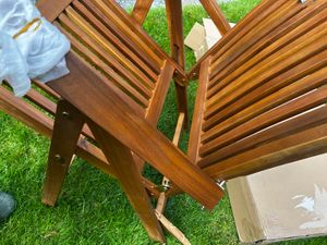 DEGAMO Gartenstuhl Klappstuhl Klappsessel MARACANA Hochlehner, Akazie geölt Kunden-Foto 2