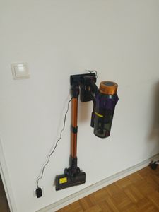 Authmic 80000Pa Akku Staubsauger,70 Min Staubsauger Kabellos,Akkustaubsauger mit LED Display,Anti-Tangle-Bürste,10-in-1 Handstaubsauger,2L Kunden-Foto 2