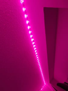 ZMH LED Stripe »2 Stücke LED Strip Lichtband Smart - RGB LED Streifen 16 Mio. Farbwechsel - Musik Lichterkette einstellbar mit Fernbedienung App Steuerbar, ingesam 60Meter Lichtband - LED Beleuchtung für Zuhause Party Schrankdek TV Deko«, 16 Mio. Farben, APP Control, Music Sync, Empfindlichkeit einstellbar, Dimmbar Kunden-Foto 2