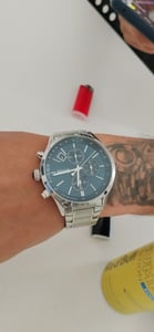 Herrenuhr Hugo Boss Grand Prix 1513478, Edelstahl, Silberblau Kunden-Foto 3