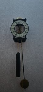 Hermle Wanduhr mit Pendel mechanisches Kettenzugwerk Kunden-Foto 1