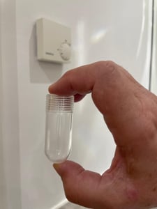 Wandleuchte Metall Glas G9 IP44 B: 57,8 cm Chrom poliert 3-flammig länglich warmweiß 3000 K 900 lm Jugendstil Kunden-Foto 2