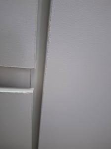 Flieks Faltbarer Schreibtisch mit Rollen, Sideboard Kommode mit beweglichem Beistelltisch, Ecktisch Frisiertisch Eckschreibtisch Drehbar Naturbelassen Kunden-Foto 4