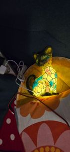 Katzenlampe, Nachtlicht Katze und Hund, LED Katzenlampe Lampe USB, Wohndekor füt Schlafzimmerbeleuchtung für Katzen- und Hundeliebhaber Kunden-Foto 2