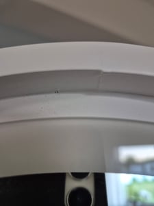 Puluomis Schminktisch mit LED Beleuchtung Spiegel, Kosmetiktisch Frisiertisch mit gepolstertem Hocker und 3 Schubladen, 3 Beleuchtungmodi, Holzfarbe Kunden-Foto 5