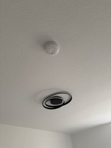 Deckenleuchten, LED Deckenleuchte, Ring-Design, Deckenlampe, Stufenlos dimmbar mit Fernbedienung, 45cm, 43W, Wohnzimmerlampe, für Wohnzimmer, Schlafzimmerleuchte, Küche, Esszimmer, Büro, Flur, Balkon, Schwarz Kunden-Foto 1