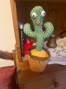 Tanzender Kaktus,Sprechender Kaktus 120 Musik Singender Kaktus Spielzeug nachsprechen Kunden-Foto 2