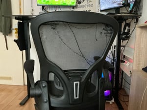 SONGMICS Höhenverstellbarer Schreibtisch elektrisch 160cm mit 4 Höhen Kunden-Foto 4