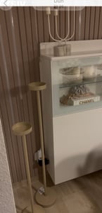 LOFT42 Set de lampadaires Eve carrés - Beige métal Photo du client 2