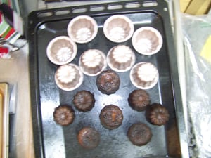 Sada 8 foriem na pečenie kaneliek, forma na pečenie mini chleba, forma na pečenie muffinov, nepriľnavá Fotografia od zákazníka č. 2