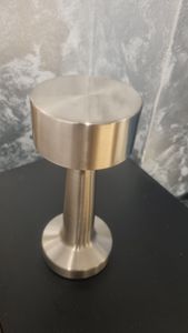2 STK Tischlampe, Kabellos Dimmbar Tischleuchte, Led Tischleuchte Metall, Touch Steuerung Augenschutz Leselampe, USB Wiederaufladbare, Warmweiß,golden Kunden-Foto 1