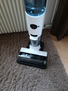 JONR ED12 Nass-Trocken-Akkusauger – 3,5 kg Ultraleichter Wischsauger mit 1 mm Kantenreinigung, 750 ml Wassertank, automatischer Selbstreinigung Kunden-Foto 4