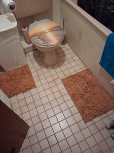 2 kusy protišmykovej kúpeľňovej rohože 40x60 cm - WC rohožka do vane nadýchaná podlahová rohož alebo rohož do sprchy, vane a WC Fotografia od zákazníka č. 1