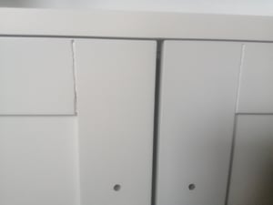 COSTWAY Kúpeľňová skrinka so 4 dvierkami a nastaviteľnou úrovňou políc, 60x30x108cm Fotografia od zákazníka č. 2