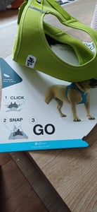 Curli Hundegeschirr Vest Geschirr Curli Schnalle Air-Mesh Blue 2XS Kunden-Foto 2