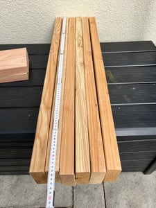 Terrassentreppe aus Lärche Treppe Stufen Wangentreppe Breite Größe: 3-stufig Breite: 120 cm Kunden-Foto 2