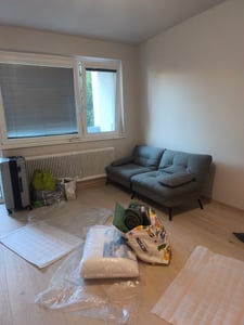 COMHOMA Sofa Schlafsofa mit Schlaffunktion, überzug Futon Klappsofa, Bettcouch, ecksofa, Couch Gästebett, 3-Sitzer Sofa, mit verstellbare Rückenlehne Kunden-Foto 4