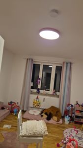 JDONG 54W  LED Deckenleuchte 50cm 3000K  warmliches Weiß Rund Deckenlampe Weiß passend für Wohnzimmer, Schlafzimmer, Keller, Büro, Flur Kunden-Foto 3