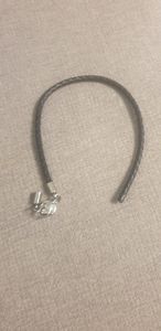 Lederarmband Lederhalskette geflochten braun Edelstahl 3mm 4mm 17-80 cm uni Autiga®  3 mm 60 cm Kunden-Foto 1