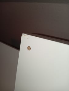 IKEA Kallax Regal, Weiß, 112 cm breit, 42 cm hoch, vertikal/horizontal, personalisierbar Kunden-Foto 1