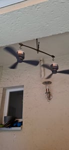 wentylator sufitowy 40W 52cm z oświetleniem i pilotem, lampa sufitowa LED z wentylatorem mały wentylator sufitowy E27 sypialnia kuchnia jadalnia Zdjęcie produktu od klienta nr 7