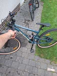 BIKESTAR Vollgefedert Aluminium Mountainbike 26 Zoll, 21 Gang Shimano Schaltung mit Scheibenbremse | 16 Zoll Rahmen Fully MTB Erwachsenen- und Jugendfahrrad | Schwarz Kunden-Foto 5