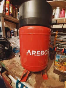 AREBOS 30L vzduchový kompresor 1500W, kompresory, 10 bar, automatické vypínanie, extra dlhá vzduchová hadica, stojatý, bez oleja Fotografia od zákazníka č. 2