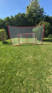 Target Hockeytor, faltbar, mit Seitennetz Kunden-Foto 1