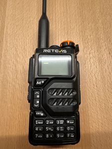 Retevis RA89 Amatérska vysielačka, vysoký výkon, IP68 vodotesná, dvojpásmová, VFO, 2500 mAh batéria, dobíjacia vysielačka typu C (2 ks, čierna) Fotografia od zákazníka č. 3