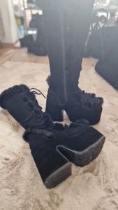 CAMEL-311 Damen Boots von DemoniaCult, Schwarz  , EU 40, US 10 Kunden-Foto 1