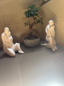Gilde Francis, Figur, Paar, "Du und Ich", Keramik, creme, VE 2, H. 31 cm 30381 4009079303810 Kunden-Foto 1