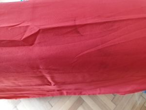 Tischdecke Gartentischdecke mit Lotuseffekt Outdoor Tischtuch mit Fleckenschutz wasserabweisend Rot 130x220cm Kunden-Foto 1