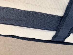 VASAGLE 7-Zonen Taschenfederkernmatratze mit Gel-Memory-Schaum, H3 Mittelfest, 90 x 200 x 25 cm, Blau Kunden-Foto 3