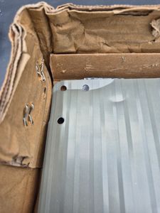Juskys Metall Gerätehaus M mit Pultdach, Schiebetür & Fundament - 4m³ - Anthrazit Kunden-Foto 8
