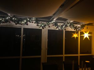 CASARIA® Guirlande de Noël lumineuse 5m 100 LED blanc chaud avec télécommande Décoration de noël en sapin artificiel Photo du client 3