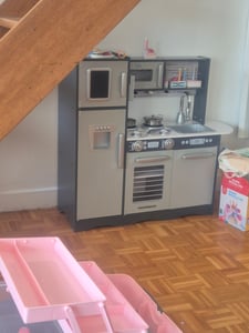 XXL-Holzküche für Kinder – mit LED, Zubehör & interaktiven Elementen Kunden-Foto 7