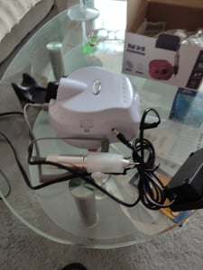 Rezačka na nechty Elektrické nožnice pilník na nechty 15W profesionálne Súprava manikúry Pedikúra Stroj 35000 ot/min Rýchlosť nechtov Biela Retoo Fotografia od zákazníka č. 3
