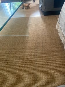 Tappeto in sisal Sylt di alta qualità naturale resistente e durevole 100x200 cm Foto del cliente 3