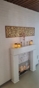 Livingwalls selbstklebendes Panel Pop.up Panel 2 braun 2,50 m x 0,35 m 300731 Kunden-Foto 3