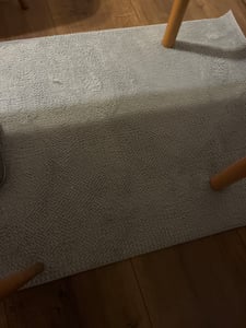 TT Home Wohnzimmer Teppich Esszimmer Kurzflor Boho Design Skandi Motiv Flauschig Unifarben Moderner Style Meliert Größe 120x160 cm Kunden-Foto 1