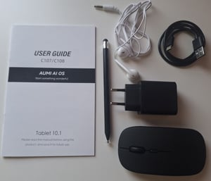 Tablette 2-en-1 10 pouces avec clavier, 24 Go de RAM, 128 Go de ROM, processeur octa-core, Android 15 Photo du client 1