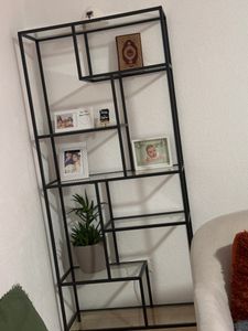 VASAGLE Bücherregal, Regal mit 7 Ablagen, Standregal, Ablagen aus Hartglas Kunden-Foto 1