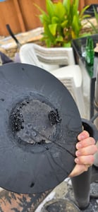 UISEBRT Raketenofen aus robustem Kohlenstoffstahl in Schwarz, mobiler Outdoor Holzofen mit 100 mm Glasrohr für Kochen, Grillen und Außenaktivitäten Kunden-Foto 3