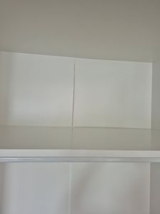 Schwebetürenschrank Kleiderschrank Schrank 203cm Weiß/Weiß semigloss mit Spiegel und Zierleisten Pola 35 Kunden-Foto 4