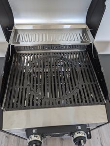 Elektrogrill Enders eFlow Pro 2 Turbo silber 3 kW inkl. Deckelthermometer, Fettauffangschale, Grillrost, Hochleistungshitzezone, klappbarer Seitentisch, Warmhalterost Grillrost Gusseisen emailliert Kunden-Foto 2