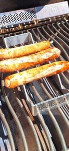 360 Brat Halterung Bräter 5.9 Bratwursthalter Edelstahl Krakauer Wurst BBQ 360Brat Kunden-Foto 1
