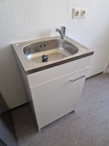 Stamar | Kuchynská skrinka s drezom, dub Sonoma, 50 cm, s batériou a sifónom Fotografia od zákazníka č. 1