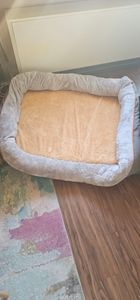 WISFOR Orthopädisch Hundebett Hundesofa Hundecouch Hundekissen große Hunde Schlafplatz, wasserfest waschbar Bezug abnehmbar L: 100x75x19cm Kunden-Foto 25