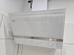 KKT KOLBE Dunstabzugshaube 80 cm 782 cbm/h Umluft Abluft Kopffrei Wandhaube Weiß Glas Smart WiFi App WLAN RGBW-LED-Beleuchtung ECCO8005WM Kunden-Foto 1